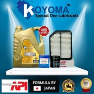 SUZUKI GRAND VITARA 16V AIR FILTER + OIL FILTER + KOYOMA 10W40 SEMI SYNTHETIC ENGINE OIL