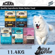 Acana Dog Food 11.4kg - (Lamb, Wild Coast, Adult Dog, Pacifica Dog)acana/ACANA/adult dog