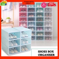 [READY STOCK] PORTABLE SHOES BOX ORGANISER..shoes box..shoes oragniser..shoes storage..foldable shoe