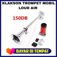 Klakson Trompet Mobil Loud Air Horn 150dB 12V / Bel Klakson Kelakson Lakson Bunyi Terompet Trumpet T