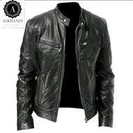 Jaket pria semi kulit/jaket motor pria/jaket kulit sintetis/fashion pria/jaket keren