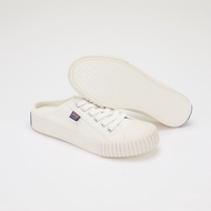 KANGOL Sneaker รองเท้าผ้าใบเปิดส้น ผูกเชือก สีขาว  ดำ ผู้หญิง 63527610