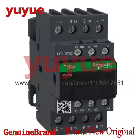 Schneider New black version AC Four-pole contactor 4P LC1DT32M7C 220V Replace Indonesian imports LC1