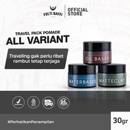 Pomade Lelaki 30g Strong Hold Hair Styling Water Based Matte Clay Oil Based Folti Baffi