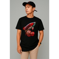 MERAH Premium Men's T-shirt with Red Arowana Fish Motif 3D Animation Animation Men's T-shirt Hc0845 