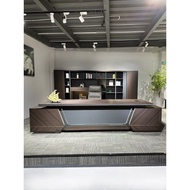 Office Desk Large Workbench Manager Boss Desk High-End Desk Chair President Combination Desk Chairma