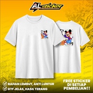 DTF MICKY MOUSE PREMIUM THICK T-SHIRTS FOR MEN & WOMEN SIZE S/M/L/XL/XXL/3XL NEWEST UNISEX DISTRO | 