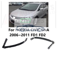 Headlight Bracket Headlamp Bracket Front Bumper Upper Beam Support For HONDA CIVIC SNA FD 2006 2007 