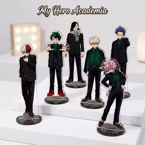 Anime My Hero Academia 2026 New Arrivals Katsuki Bakugo Shoto Todoroki 15CM Acrylic Stand Keychain D