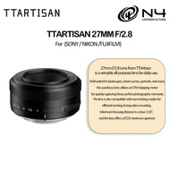 TTArtisan 27mm F2.8 Auto Focus Eye Recognition Camera Lens for Fujifilm/Nikon/Sony