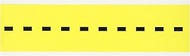 Brady 3440-DSH 2-1/4" Height, 7/8" Width, B-498 Repositionable Coated Vinyl Cloth, Black On Yellow C
