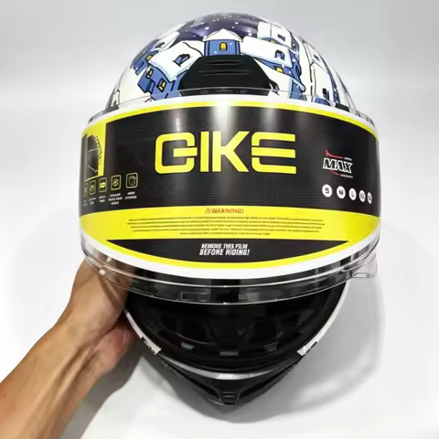 QIKE Full Face Motorcycle Helmet Men Women Four Season Motorbike Scooter Safety Helmet Casco Moto Ca