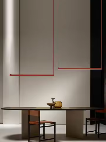 Home Deco Minimalism DIY Textile Belt Dimmable LED Hanging Lamps Pendant Light Suspension Luminaire 