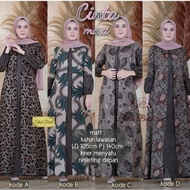 Gamis Batik Wanita Baju Atasan Syari Dress Muslim Panjang modern