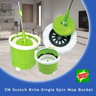 3M Scotch Brite ® - Single Spin Mop with Bucket (SG Popular Choice!)