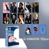 30-124pcs BIGBANG G-DRAGON Holographic Lomo Cards Übermensch POWER GD Sticker Photocards KWON JI YON