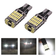 2pcs T15/1156 45SMD 4014 Chip White LED Reverse Light