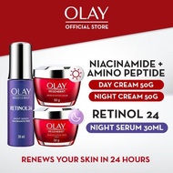 Olay Regenerist Pelembab Pagi, Retinol Serum & Moisturizer Anti Aging