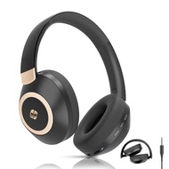 [Direct Japan] STSEETOP [2023 Bluetooth5.3 Wireless Headphones] Headphones bluetooth Wireless with Mic Headphones Up to 60 Hours Playback HiFi Stereo Deep Bass 40mm HD Driver Unit Noise Cancelling Headphones Wireless Wired Dual Over-Ear Headphones Low Lat
