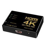 三進一出HDMI分配器 帶遙控器紅外線 HDMI切換器（【4K*2K】帶遙控）