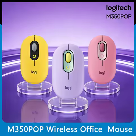 Logitech POP/Pebble M350 Ultra-Light Mouse Slim Compact Design Travel Ready Office Tool