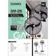 GAMO 26 INCH Heavy Duty Stand Fan & Wall Fan