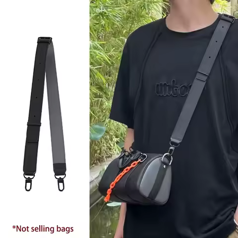 Cowhide Crossbody Adjustable Black Strap for LV Bag Shoulder Straps for Bag Keepall 25 Replacement B