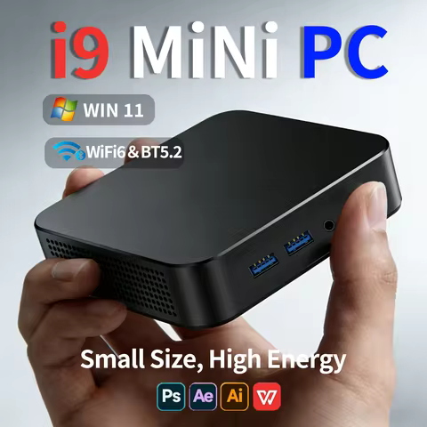 Windows 11 i9 MINI PC Intel Core i9 Core i9-9900U/i3-6100U MINI PC 16GB DDR4 2048GB SSD WIFI 6 BT5.2