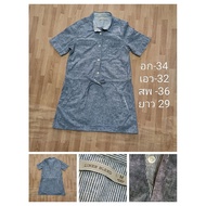 Uniqlo Linen blend blouse Long Shirt