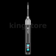 Awgem SJ1 Electric Soldering Iron 100W Type-C DC Interface Adjustable 60-450°C with 0.96" Color Scre