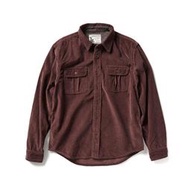 【Metal Mob】Retrodandy - 復古燈芯絨工作襯衫 Corduroy Work Shirt - 豬肝色