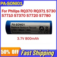 3.7V 800mAh PA-SONI01 Rechargeable Li-Ion Battery for Philips RQ370 RQ371 S730 S7710 S7370 S7720 S77