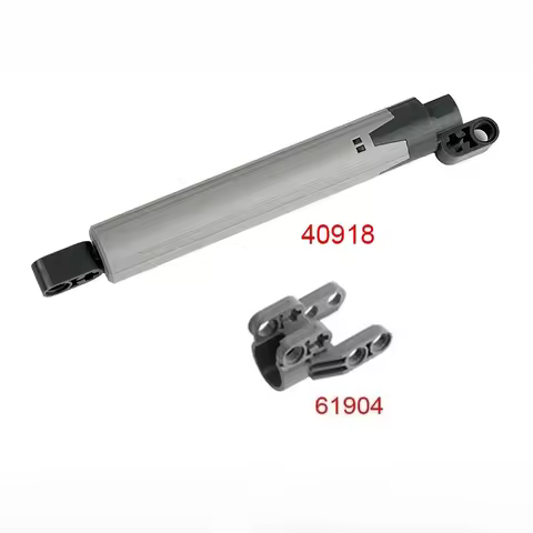 MOC Extended Push Rod 40918 Building Block Brick Head Long Putter Technical Parts Compatible with Le