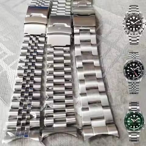 Traditional Watch Strap For Casio Duro Mdv106/107-1A 3 Style Diving Steel Metal 20/22mm Watchband Re