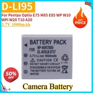 New replacement Camera Battery D-LI95 3.7V 1000mAh For Pentax Optio E75 M85 E85 WP W10 WPi W20 T10 A