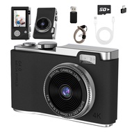 Digital Camera 48MP Digital Shooting Camera 2.4" Display Beginner Cam for Vlog Recording