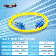 INDOFIBER patchcord fiber optic SC-SC 1 meter singlemode 9/125um
