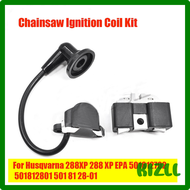 [KIZLL] Ignition Coil Kit 501812702 For Husqvarna 288XP 288 XP EPA Chainsaw Parts 501812801 501 81 2