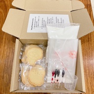 Halloween DIY set royal icing sugar butter cookies