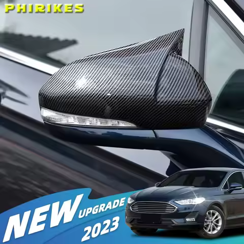 Rear View Mirror Ox Horn Housing Cover Cap -Side Mirror Cover Trim for Ford Mondeo / Fusion 2013-201
