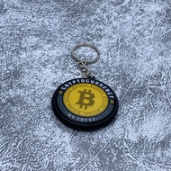GANTUNGAN Crypto Keychain "Bitcoin" - Crypto Keychain/Crypto Keychain/Bitcoin Keychain