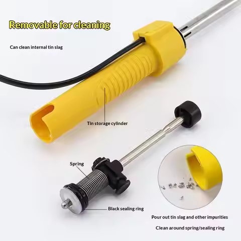 30W Electrothermal Solder Sucker Quick Suction Durable Vacuum Desoldering Pump for Hobbyists Profess