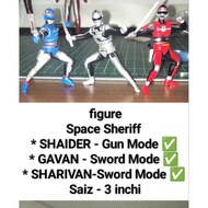 figure - Space Sheriff (GAVAN , SHARIVAN , SHAIDER)