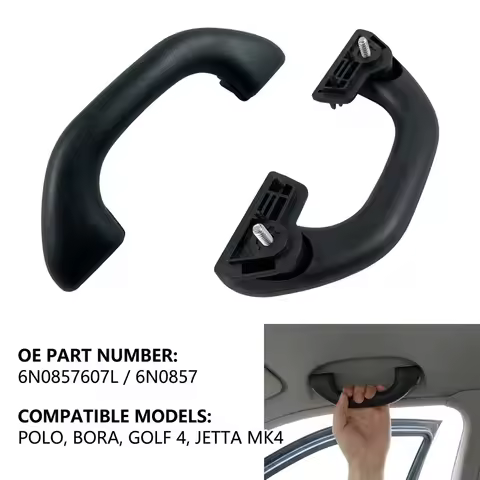 1/2PCS Interior Roof Ceiling Grab Pull Handle For VW Golf 4 GTI R32 Polo 9N Jetta MK4 Bora A4 6N0857