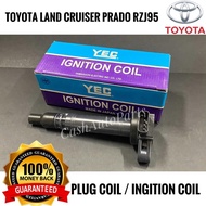TOYOTA LAND CRUISER PRADO RZJ95 2RZ IGNITION COIL PLUG COIL YEC ORIGINAL (1PIECE) 4PIN HIGH QUALITY 