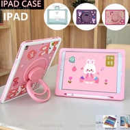 Cute Kids IPad Case with Pencil Holder Silicone Shockproof IPad Air 5th 4th 3rd 2nd 1st Generation Cover with Pen Slot IPad 10th 9th 8th 7th 6th Gen Pro 11 10.5 9.7 Case for Kids