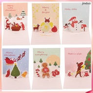 Christmas -up Card Xmas Gift Greeting Cards for Kids Blanks