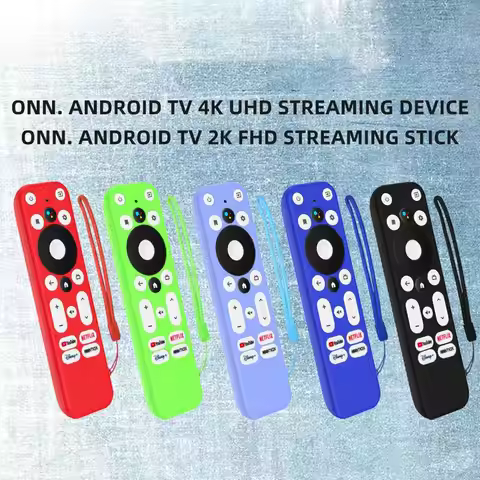Tv Remote Control Case For ONN forAndroid TV 2K FHD Streaming Stick Shockproof Silicone Washable Rem