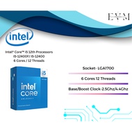 INTEL Core ( I5-12400F / I5-12400 ) LGA1700