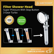 New Upgrade Shower Head Filter Water Saving Shower Head Filter Cleaning Set with 3 PP Cotton Filter